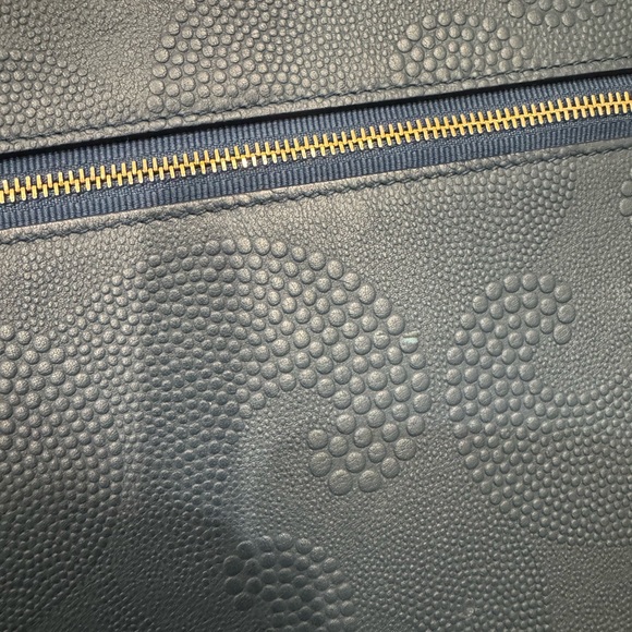 Tiffany & Co. Navy Leather Clutch - Picture 9 of 11